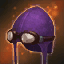 Purple Aviator's Cap
