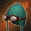 Blue Aviator's Cap