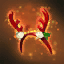 Red Rudolph Hairband