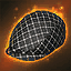 Black Checkered Peaked Cap