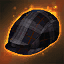Plaid Peaked Cap