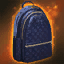 Blue Checked School Satchel