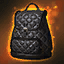 Black Leather Rucksack