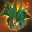 Flamboyant Feathered Crown