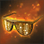Gold Sequin Glasses