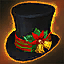 Black Festive Top Hat