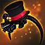 Black Mini Top Hat