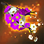 Violet Flower Spray (Females)