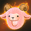 Pink Sheep Hood