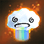 Playful Rainbow Cloud