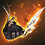 Golden Feathered Visor