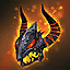Smoldering Fellhorn Helm