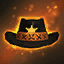 Saddle Brown Sheriff Hat