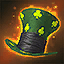 Clover-green Giant Top Hat