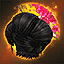 Golden Dawn Hair Fan
