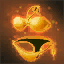 Yellow Halter Bandeau Swimsuit