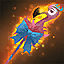 Feathered Flamingo Staff