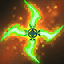 Green Spectral Shuriken