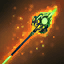 Green Spectral Staff