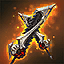 Silver IM39 Ventarene Twin Swords