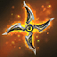 Silver IM39 Hexapleonic Shuriken