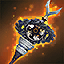 Silver IM39 Hexapleonic Staff