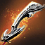Moonlit Silver Dragon Greatsword