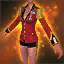 High Elf Female Party Boat Captain (Red)