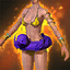 Purple Rubber Duckie Swimsuit (Human Female)