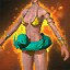 Mint Green Rubber Duckie Swimsuit (Amani Female)