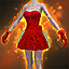 High Elf Female Sanguine Cocktail Dress