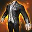 Embellished Black Lion Suit (Human Male)