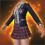 Blue-red High School Uniform (High Elf Female)