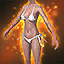 Dyeable Human Female Bleachstringer