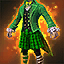 Clover-green Kobold Tailcoat (High Elf Male)