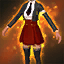 Coral Red Academy Uniform (High Elf Female)