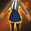 Navy Blue Academy Uniform (High Elf Female)