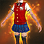 Hello Kitty Castanic Female Red Uniform