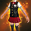 Hello Kitty Elin Black Uniform