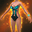 Jade Butterfly Monokini (High Elf Female)