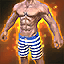 Striped Boardshorts (Popori)