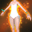 Dyeable Striped Swimsuit (Elin)
