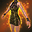 Diaphanous Cocktail Dress (Elin)