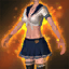Midnight Blue Private School Dress (High Elf Female)