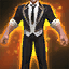 Midnight Blue Private School Uniform (Human Male)