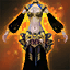 Midnight Black Veil Dancer (Amani Female)