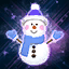 Stamp: Dancing Snowman