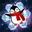 Stamp: Snug Skidding Penguin