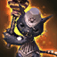 Care and Use of Your Pet Miss Kitty (health potions below 30% HP)